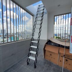 Thang gác xếp gắn tường Tagomi 3m khung nhôm
