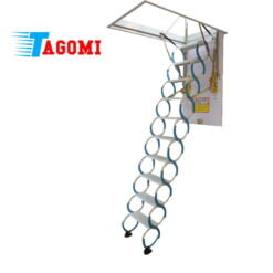 Cầu thang xếp gọn thông minh - Thang gác xếp -thang gác mái chất lượng giá rẻ