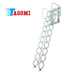 Cầu thang xếp gác mái - thang gác xếp thang gác mái Tagomi
