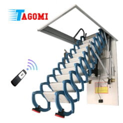 Cầu thang gác xép thông minh - thang gác mái giá rẻ - Thang xếp trần thông minh