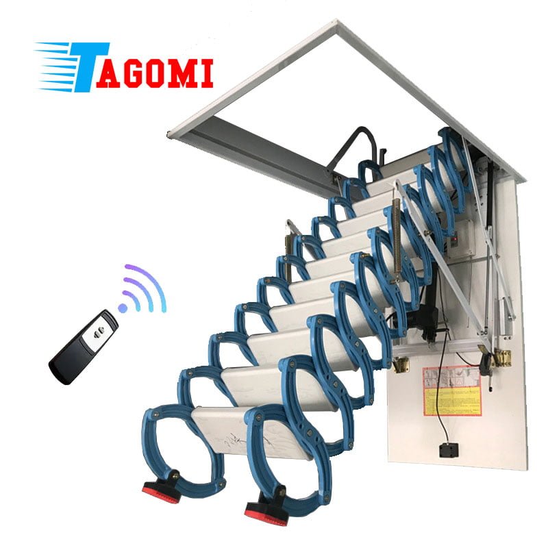 Cầu thang gác xép thông minh - thang gác mái giá rẻ - Thang xếp trần thông minh